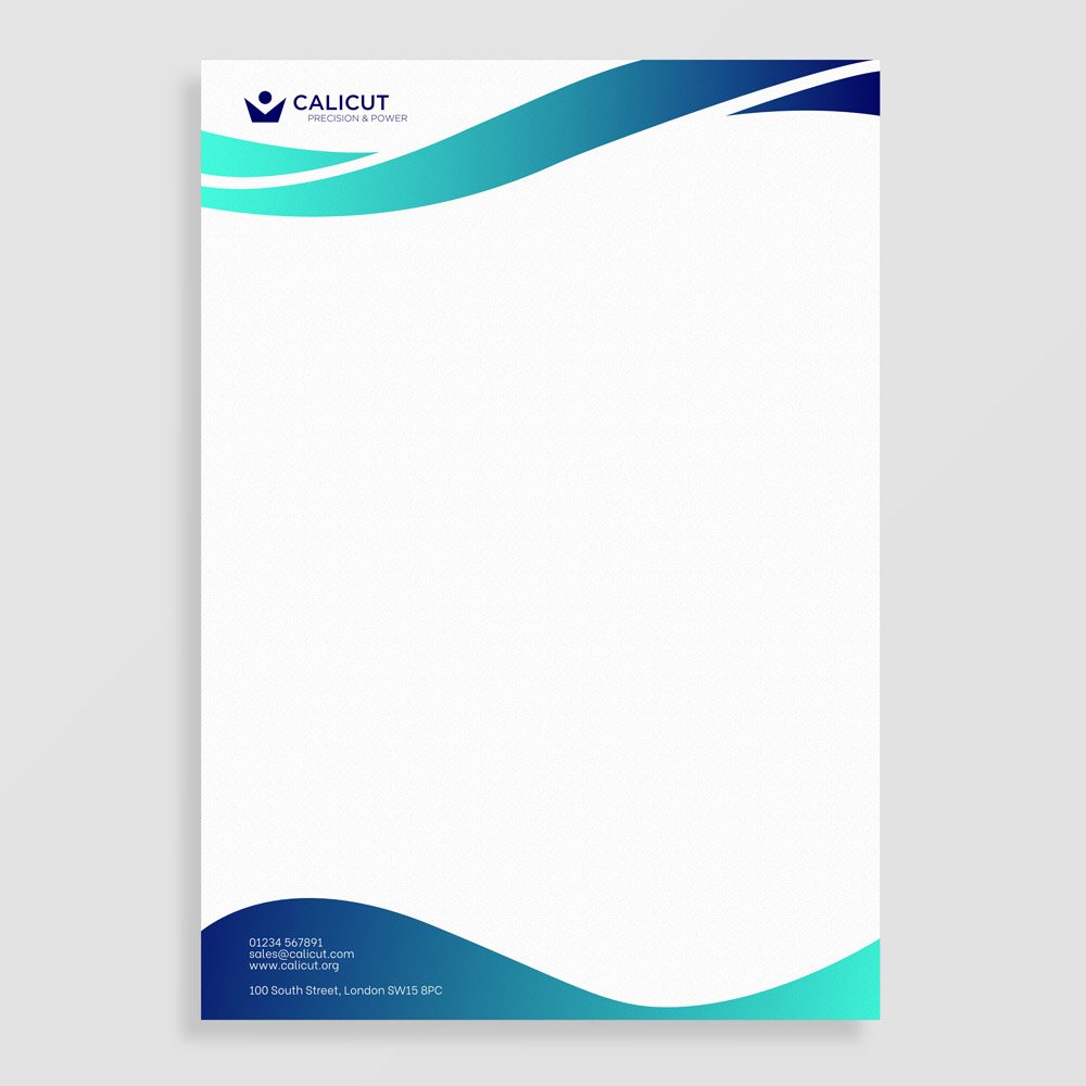 Letterhead we print